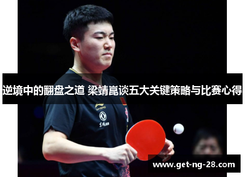 逆境中的翻盘之道 梁靖崑谈五大关键策略与比赛心得